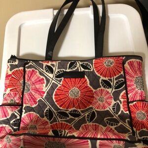 Vera Bradley Red floral tote bag